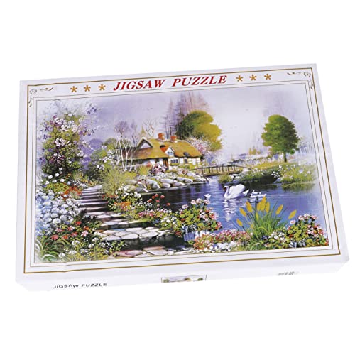 ibasenice 1 Satz 1000 Stück Puzzle Für Erwachsene Pädagogisches Puzzle Papierpuzzle von ibasenice