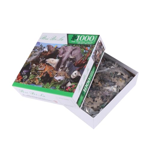 ibasenice 1 Satz 1000 Stück Rätsel spaß The Animal herausgefordert jigköpfe sannwald nicturnal Animals eine unst Tiere The Gabe The Edith Eger geschebke wischtelgeschenk Puzzle von ibasenice