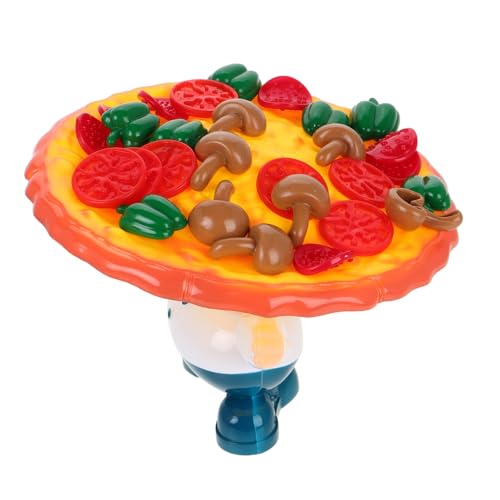 ibasenice 1 Satz Balance-Pizza-Spiel Tortengesicht-Spiel Pizzaküche-spielset Pizza-Spielzeug Brettspiele Für Kinder 8-12 Pizza Stapel Spielzeug Kleinkindspielzeug Spielzeug Für Kind Plastik von ibasenice