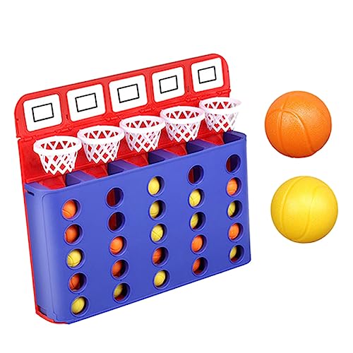 ibasenice 1 Satz Basketball- -Maschine Kinder für Kinder Mini-Basketballkorb Indoor Basketballkorb drinnen lustiges interaktives Spielzeug Basketball-Spielzeug Abs Blue von ibasenice