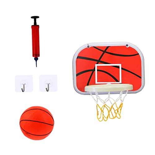 ibasenice 1 Satz Basketballständer Für Indoor-basketballspielzeug Basketballspielzeug Für Die Wand Für Basketballspiele Basketball-kit Basketballkorb Spielspielzeug Plastik von ibasenice