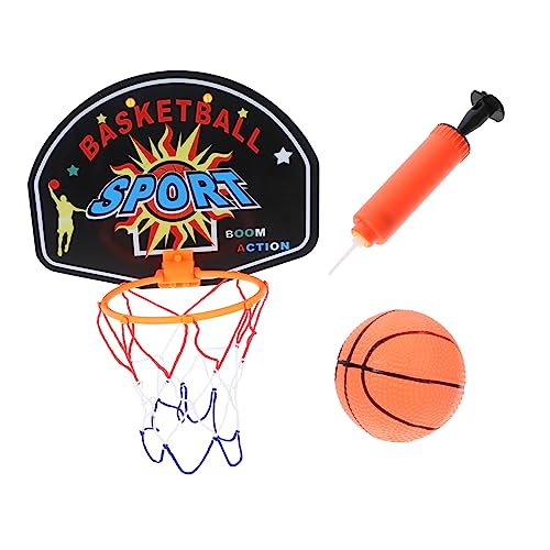 ibasenice 1 Satz Basketballständer für Kinder Mini-Basketballkorb für die Wand Spielzeug für Basketballspiele basketballspiel für Kinder Basketballspielzeug für Kindergarten Basketball-Kit von ibasenice