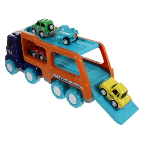 ibasenice 1 Satz Baufahrzeug entwicklung kindliche entwicklung Fahrzeuge spielzeugautos für Kleinkinder Toy car Cartoon- Kinderspielzeug Plastik Blue von ibasenice