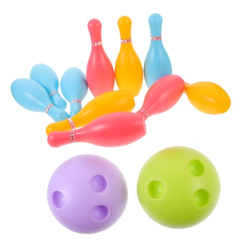 ibasenice 1 Satz Bowlingkugel Bowling Set Sportanzug for -Bowling-Set Outdoor- für interessantes Bowlingspielspielzeug Plastik von ibasenice