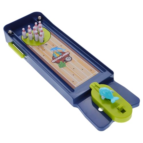 ibasenice 1 Satz Brettspielspielzeug Für Tabletop-bowlingspiel Tischspiel Desktop-basketballspiel Kleine Fingerspielzeuge Mini-bowlingspiel Desktop-Bowling Abs von ibasenice