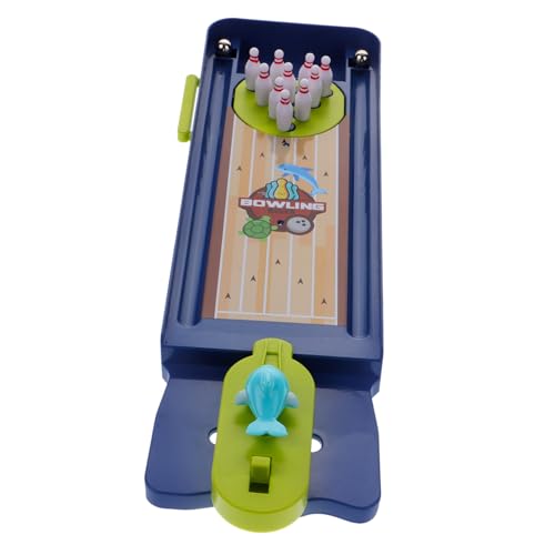 ibasenice 1 Satz Brettspielspielzeug für Mini-Bowlingspiel Tabletop-Bowlingspiel Desktop-Bowling kinderspielzeug interaktives sportliches Brettspiel Abs von ibasenice