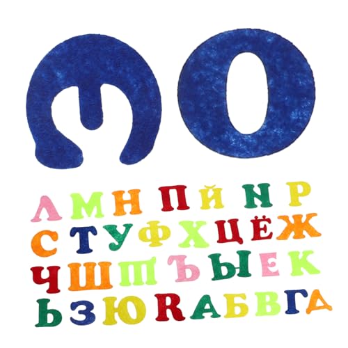 ibasenice 1 Satz Buchstabenaufkleber Englische Buchstaben ABC-Buchstaben Russische Kinderbücher Alphabet Basteln Kleinkind Russische Bücher Für Kinder Buchstaben Aufkleben Gefühlt von ibasenice