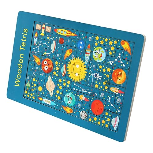 ibasenice 1 Satz Cartoon-Puzzle- Denksportaufgaben Ball Puzzles für Kleinkinder 1-3 Rätsel Puzzle kinderpuzzle passendes Puzzle- für hölzern von ibasenice