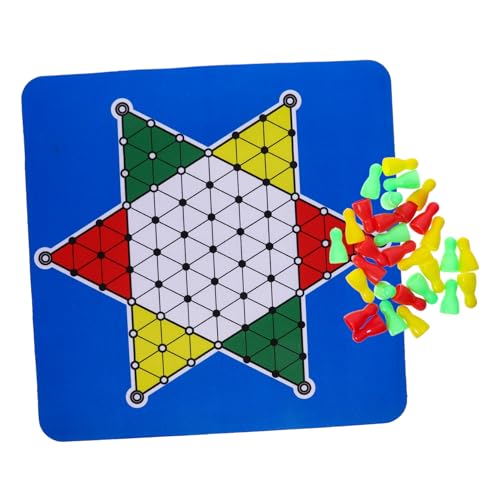 ibasenice 1 Satz Chinesische Dame Magnet-schachspiel Magnetschach Schachbretter Brettspiele Jumbo Kinderschach Schach-Timer Reise Schachbrett Planke Elektronisches Schachbrett Gummi von ibasenice