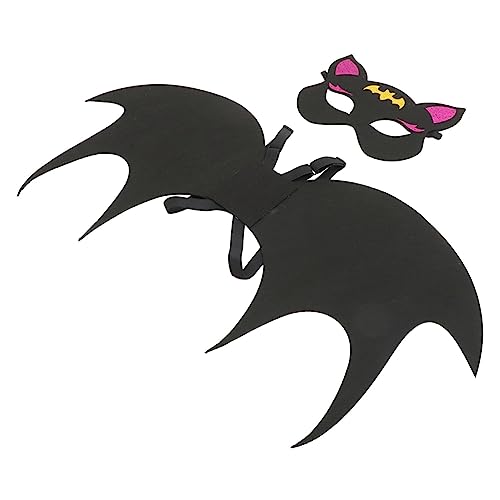 ibasenice Halloween Jungen Und Mädchen Fledermaus Set Fledermaus Kostüm Zubehör Für Cosplay Kinderkleid von ibasenice