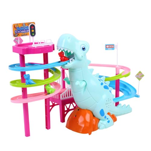 ibasenice 1 Satz Dinosaurier- Activity für adventsgeschichten Safe Toy Toys kindergeschenk zum Treppensteigen Kleinkindspielzeug Plastik Sky-Blue von ibasenice