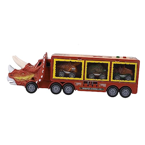 ibasenice 1 Satz Dinosaurier-LKW Dinosaurier-Auto- Trägheitsauto Kinderspielzeug Autospielzeug Für Trägheitsauto- Für Spielzeugauto Für Plastik Brown von ibasenice