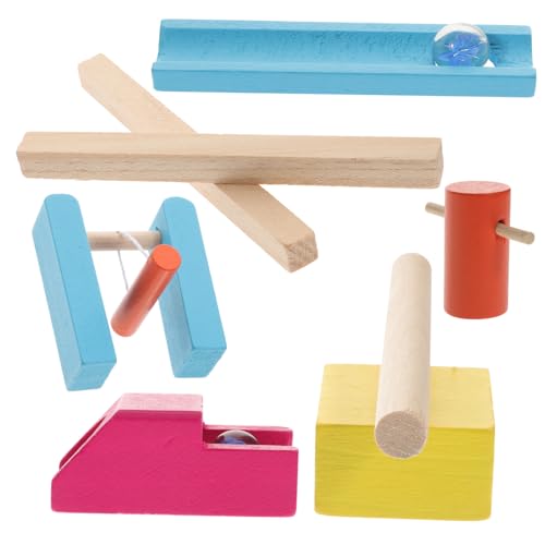 ibasenice Spieldose Bauklötze Spielzeug Baby Spielzeug 1 Set Domino Set Praktische Bildungsbausteine Für Stapel Und Domino Pädagogisches Für Frühe Bildung 1 Set von ibasenice