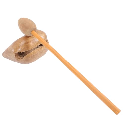 ibasenice 1 Satz Fisch aus Holz kinderinstrumente musikinstrumente Percussion Instrumente Musikspielzeug für Babys Bausatz Instrumentenzubehör buddhistisches Musikinstrument von ibasenice