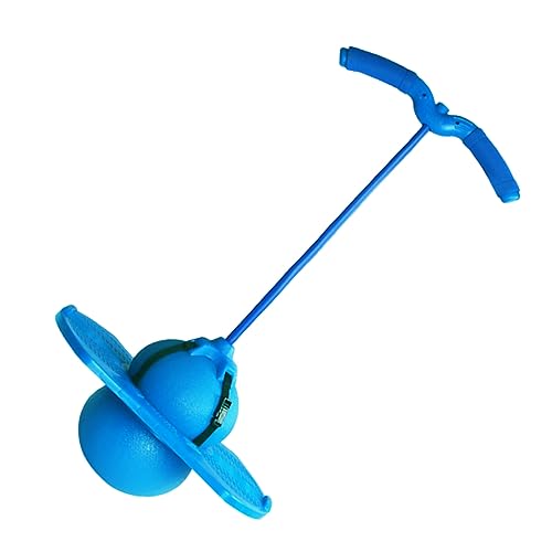 ibasenice 1 Satz Flummi Springball Mit Griffseil Ball Für Koordinationsübungen Balancierender Brettball Hüpfspielzeug Sprungbrettball Balancieren Fitness-Ball Für Erwachsene PVC Blue von ibasenice