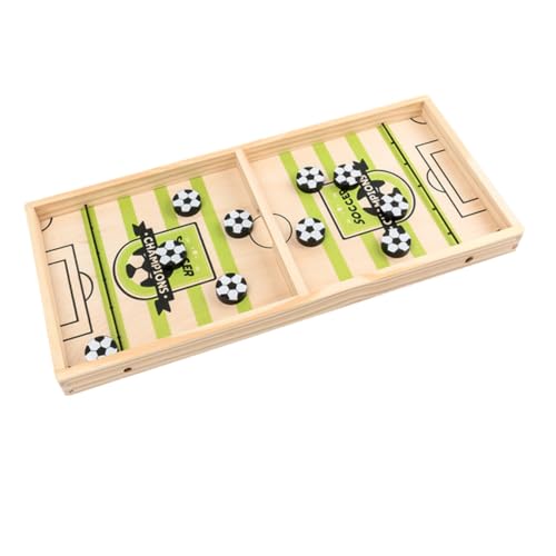 ibasenice 1 Satz Fußball hüpfendes Schach entwicklung für holzspielzeug Toys for Boys lustiges Auswurfschachspielzeug interaktives Auswurfschachspielzeug hölzern von ibasenice