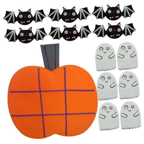 ibasenice 1 Satz Geisterfledermaus-Filzpads Dekorationen Fledermaus- tick Halloween Halloween Toys spielmatte kürbiskerne Halloween Filzspielkissen Familienbrettspiel gefühlt von ibasenice