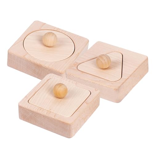 ibasenice 1 Satz Geometrische Bausteine Kinder Blöcke Lernspielzeug Für Kinder Formpassendes Spielzeug Kinder Formen Spielzeug Geometrie Spielzeug Kinderspielzeug Aus Holz Hölzern von ibasenice