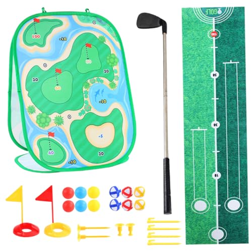 ibasenice 1 Satz Golfspielmatte Kindergolf Golfspielzeug Für Kinder Spielzeug-golfschläger Golfspielset Für Kleinkinder Outdoor-Spielzeug Für Kinder Lernspielzeug Für Kinder Golfruten Stoff von ibasenice