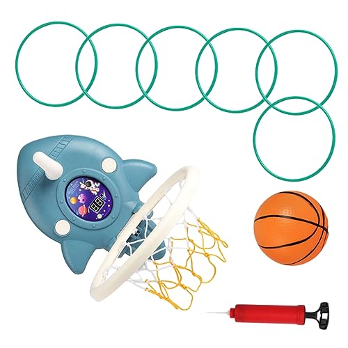 ibasenice 1 Satz Jungen Toys mädchen Boy Toys Indoor Basketballspielzeug Toys for Boys Grube Gadgets Reifen hängendes Basketballbrett Wand-Basketballständer Abs von ibasenice