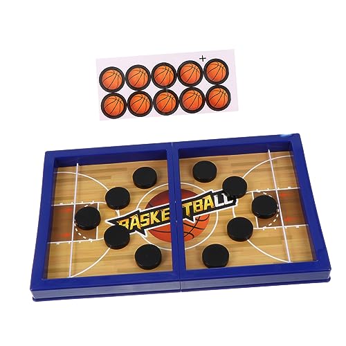 ibasenice 1 Satz Katapultschach Desktop-Brettspiel Finger-Basketball-Spielzeug Basketball-Ballerspiel Schleuder Amusement familienspiele schnelles Sling-Puck-Spiel Katapult-Spielzeug Plastik von ibasenice