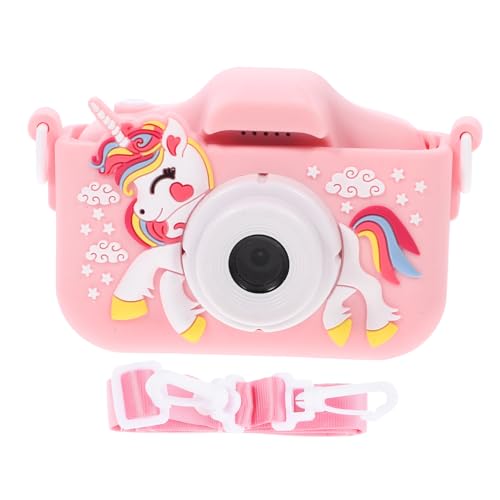 ibasenice 1 Satz Kinderkamera videokamera Camcorder fotoapparat für adventsgeschenke digital Mädchen Minikamera Kleinkindkamera Kamera Kieselgel Rosa von ibasenice