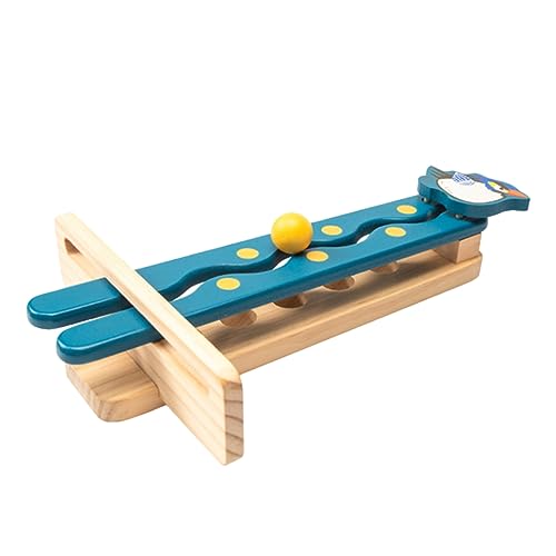 ibasenice 1 Satz Kletterball kletterndes Spielzeug Kletterspielzeug für Kinder Pädagogisches Spielzeug kinderspielzeug boytoy Kletterspielzeug aus Holz Rollendes Perlenspielzeug hölzern Blue von ibasenice