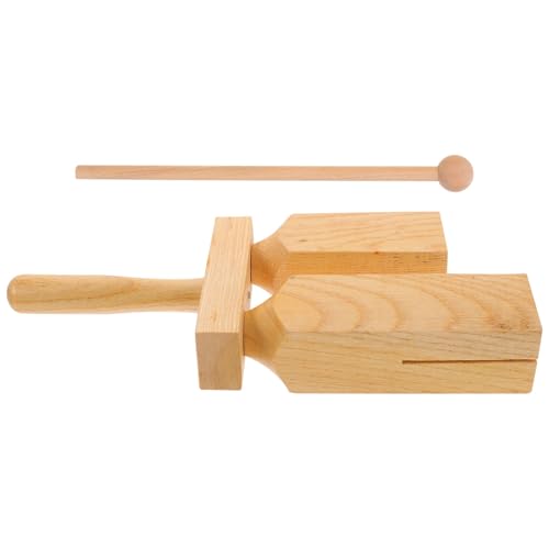 ibasenice 1 Satz Klöppel Orff-Instrument Einfaches Schlaginstrument Percussion- Für Bildungszwecke Kinderinstrument Freizeitspielzeug Musikversorgung Instrumentenversorgung Holz von ibasenice