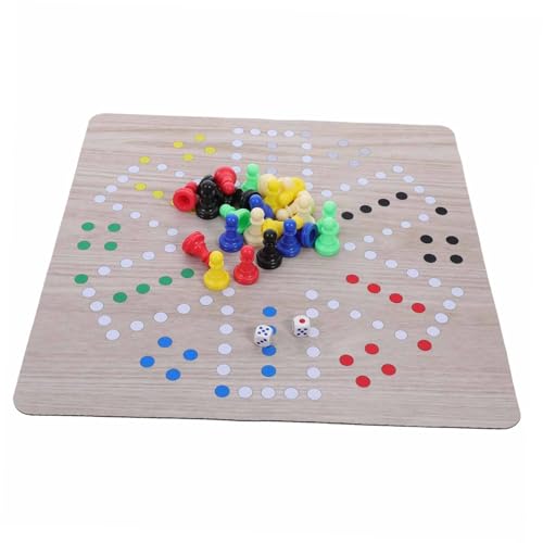 ibasenice 1 Satz Ludo Reiseschachspielzeug Schachbrett Praktisches Schachspielzeug Schachspiele Flugschachspielzeug Tischschachspielzeug Fliegendes Schachspielzeug Brettspiele Gummi von ibasenice