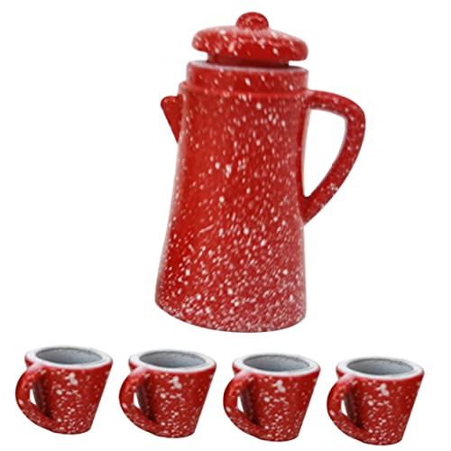 ibasenice Realistisches Mini- -teekannen- Und Tassen-Set Rollenspiel-teeservice-zubehör Für Puppenhaus ibasenice Realistisches Mini- -teekannen- Und Tassen-Set Rollenspiel-teeservice-zubehör Für Puppenhaus von ibasenice