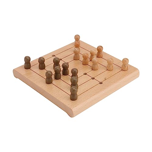 ibasenice 1 Satz Neun Sterne Renju Lernspielzeug für Brettspiel Schach für brettspiele für gesellschaftsspiele für Brettspiel aus Holz Holzspielzeug hölzern Brown von ibasenice