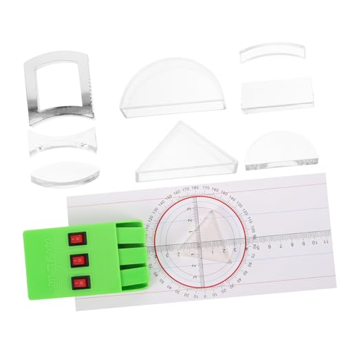 ibasenice Komplettes Optik-Set Für Physiklabore – Konvexe Und Konkave Linsen Prismen-Set Experimente Ideal Für Studenten ibasenice Komplettes Optik-Set Für Physiklabore – Konvexe Und Konkave Linsen Prismen-Set Experimente Ideal Für Studenten von ibasenice