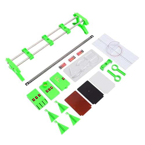 ibasenice 1 Satz Optische Instrumente Optik-lern-Starter-kit Optik Ausrüstung Werkzeugsätze Studentische Experimentiergeräte Erkundungsset Physik-experimentiergeräte Green Abs von ibasenice