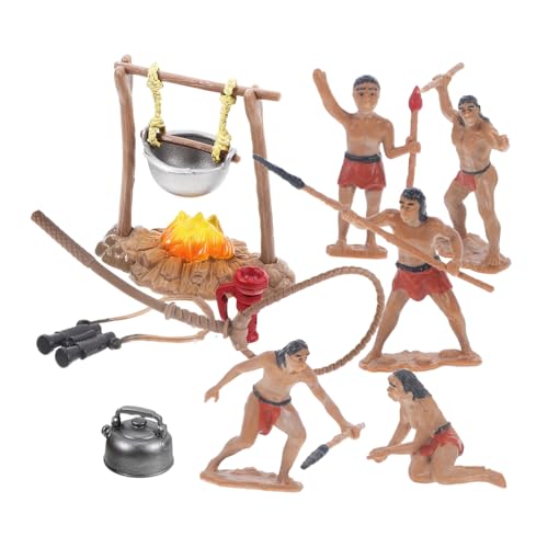 ibasenice 1 Satz Primitive Männer Camping Zubehör für Kreative Dekoration Teiliges Modell für Garten und Mikroszenen ibasenice 1 Satz Primitive Männer Camping Zubehör für Kreative Dekoration Teiliges Modell für Garten und Mikroszenen von ibasenice
