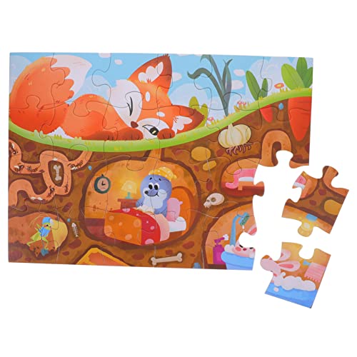 ibasenice 1 Satz Puzzle Für Für Kleinkinder Rätsel Kinderspielzeug Kleinkind Rätsel Kinderrätsel Kleinkind-Puzzle Für Kinderspiele Vorschulrätsel Papier von ibasenice