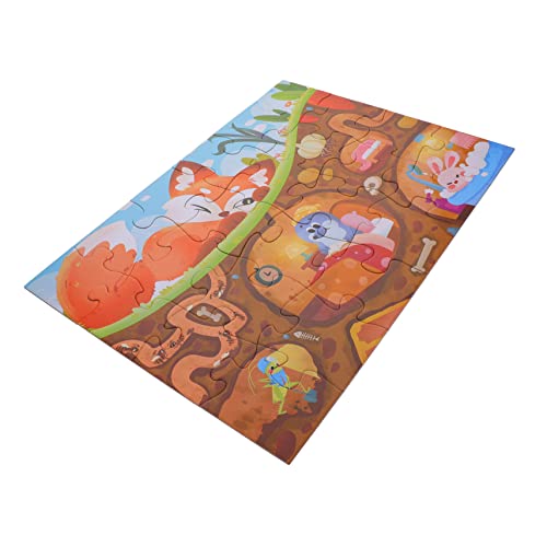 ibasenice 1 Satz Puzzle Für Vorschulpuzzles Für Im Alter Von 3-5 Jahren Kleinkind Rätsel Puzzles Für Im Alter Von 4-8 Jahren Rätsel Für Kleinkinder Kinderpuzzle Papier von ibasenice