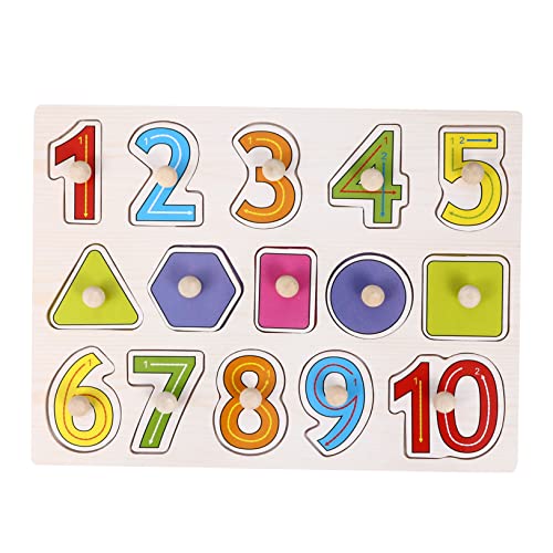ibasenice 1 Satz Puzzle Holzspielzeug Alphabet-rätsel Kidcraft-spielset Rätsel Zum Frühen Lernen Pädagogisches Spielzeug Hölzern Kind von ibasenice