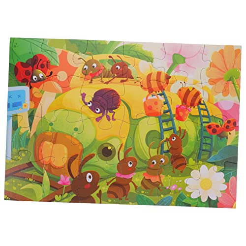 ibasenice 1 Satz Puzzle für rätselbuch kinderpuzzle knobelspiele für kinderbank Garten kinderga Papierpuzzles für Kleinkinder Puzzles für im Alter von 3-5 Jahren von ibasenice