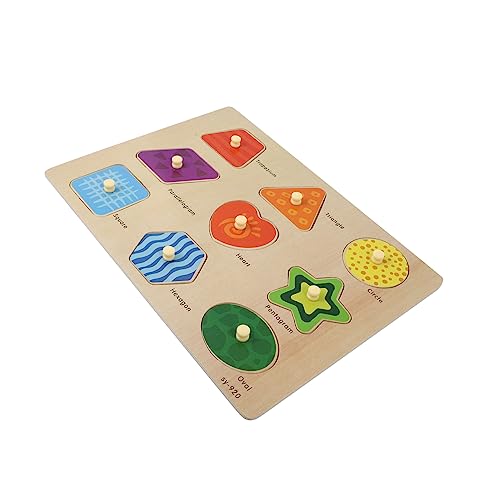 ibasenice 1 Satz Puzzle rätselbuch laubsägen für holzsteckpuzzel laubsäge holzspielsachen rätsel für Educational Toys Safe Toy hölzern Colorful von ibasenice