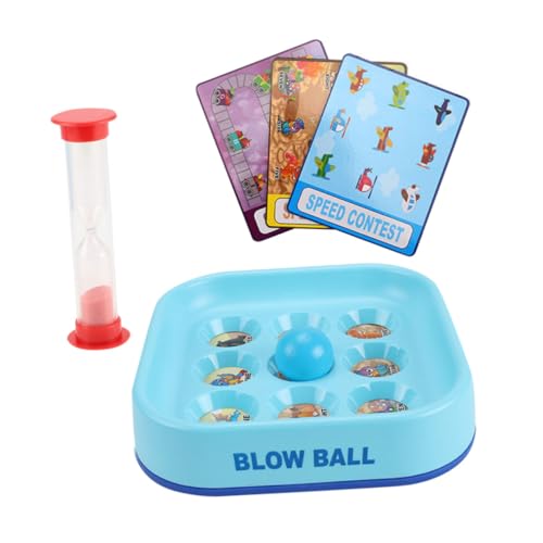 ibasenice 1 Satz Spielball Schach Schachspielzeug Für Kinder Schwimmendes Ballspiel Stressbälle Für Kinder Fidget-Ball-Spielzeug Blasbecher Und Kugelspielzeug Abs Luft Pusten Baby Stressball von ibasenice