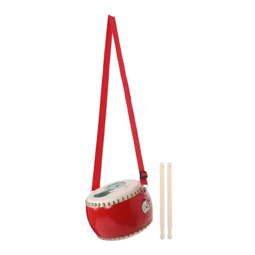 ibasenice 1 Satz Tambourin Handglocken Für Kinder Musikinstrumente Für Kleinkinder Tragbare Trommel Percussion-Spielzeug Für Kinder Chinesisches Spielzeug Für Kinder Trommelinstrument PVC von ibasenice