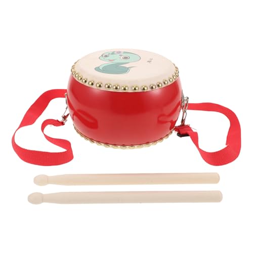 ibasenice 1 Satz Tambourin Langlebiges Spielzeug Kinder Spielzeug Trommel Handtrommel musikinstrumente Schlagzeug Chinesisches Spielzeug für Kinder Percussion-Spielzeug für Kinder PVC von ibasenice