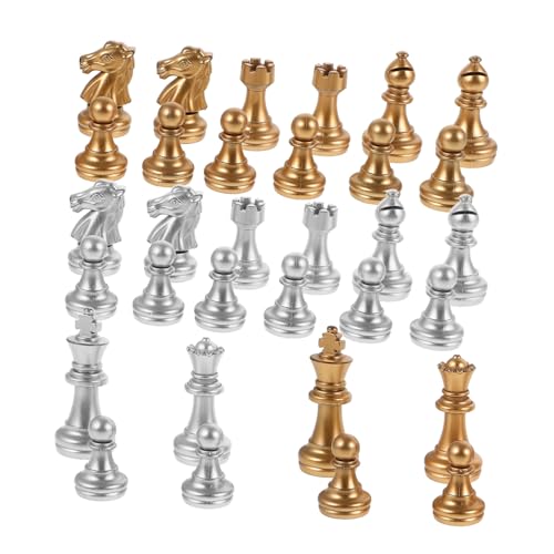 ibasenice 1 Satz Teile Stück Schachbrett Schach Brettspiele Schach Ersatz Schachbrett Zubehör Schach Für Brettspiel Kunststoff von ibasenice