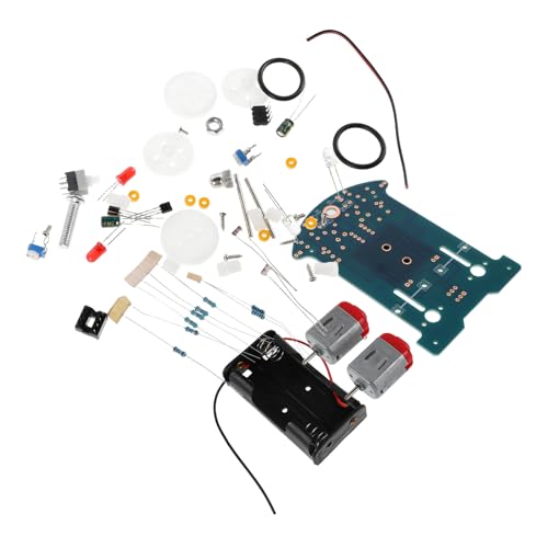 ibasenice 1 Satz Tracking-Auto-kit Lernspielzeug Tragbare Paletten Löschbarer Stift Manueller Wagenheber Organizer-Schalen Werkzeuge Hochleistungsband Dichtungsmasse Dichtband Roboter Metall von ibasenice