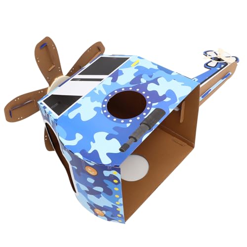 ibasenice Airplane Toy Spielzeug Flugzeug 1 Satz Tragbares Flugzeugspielzeug Roboter Kleinkinder Zappeln Flugzeugspielzeug Aus Pappe Für DIY-flugzeugspielzeug Für Tragbares DIY- Für Papier von ibasenice