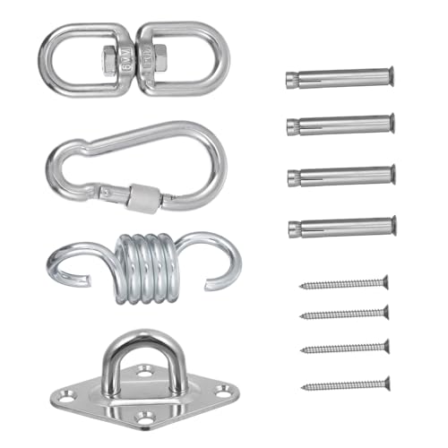 ibasenice 1 Satz Werkzeuge Für Schaukelzubehör Indoor-schaukel Hängesessel Schaukel Schaukelaufhänger Für Spielplatz Schwerlast-kleiderständer Hängematte Für Draußen Haken Aluminiumlegierung von ibasenice
