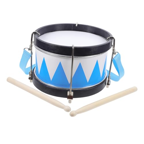 ibasenice 1 Satz kleine Trommel Kinder akustisch Trommel Schlagzeug Spiel Rassel Music Instruments for Percussion Instrumente westliche Trommel professionelle Snaredrum Holz Blue von ibasenice