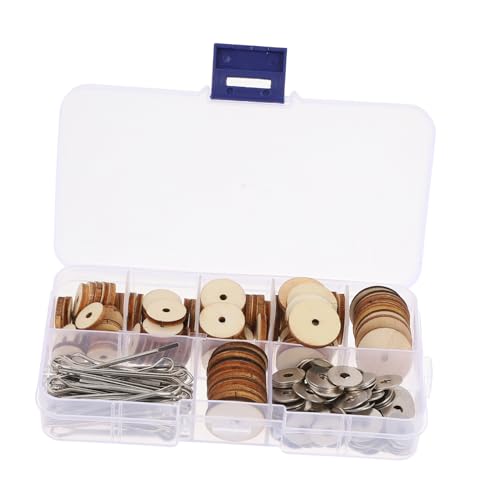 ibasenice 1 Schachtel Holz Puppengelenke mit Splinten Drehbare Robuste DIY Gelenkverbinder für Puppen und Teddybären Glatte Kanten Leichtes Holzmaterial zum Basteln für Bastelfreunde ibasenice 1 Schachtel Holz Puppengelenke mit Splinten Drehbare Robuste DIY Gelenkverbinder für Puppen und Teddybären Glatte Kanten Leichtes Holzmaterial zum Basteln für Bastelfreunde von ibasenice