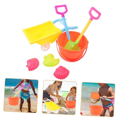 ibasenice 1 Set Aus Kunststoff Plastik Strandutensilien Sand Strandspielzeug Tasche Strand Must Haves Große Netz Strandtasche Kinderwerkzeuge Lustiges Kinderspielzeug von ibasenice