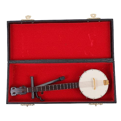 ibasenice 1 Set Banjo Modell Kinder Banjo Spielzeug Simulation Banjo Banjo Ornament Simulationsinstrument Ornament Banjo Sammlerstück Kinder Kleine Simulierte Banjo von ibasenice